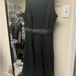 Black evening dress simple and classic